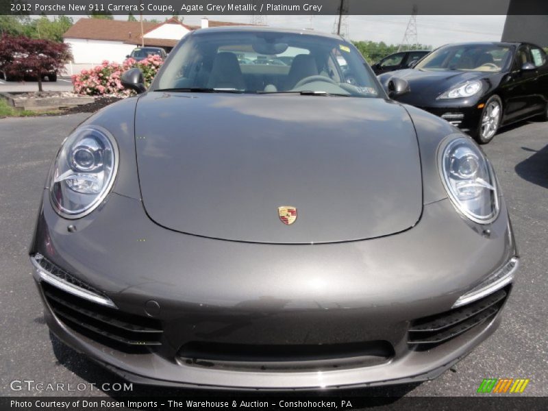 Agate Grey Metallic / Platinum Grey 2012 Porsche New 911 Carrera S Coupe