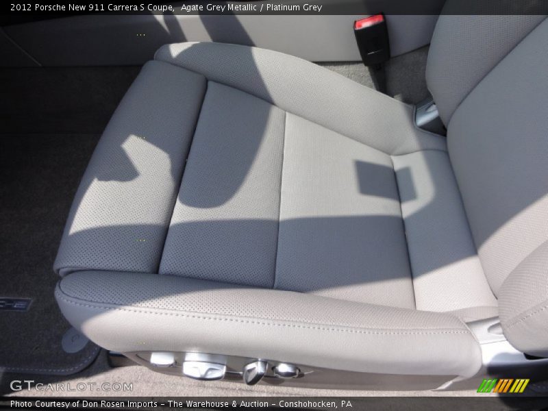 Agate Grey Metallic / Platinum Grey 2012 Porsche New 911 Carrera S Coupe
