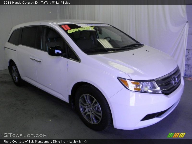 Taffeta White / Beige 2011 Honda Odyssey EX