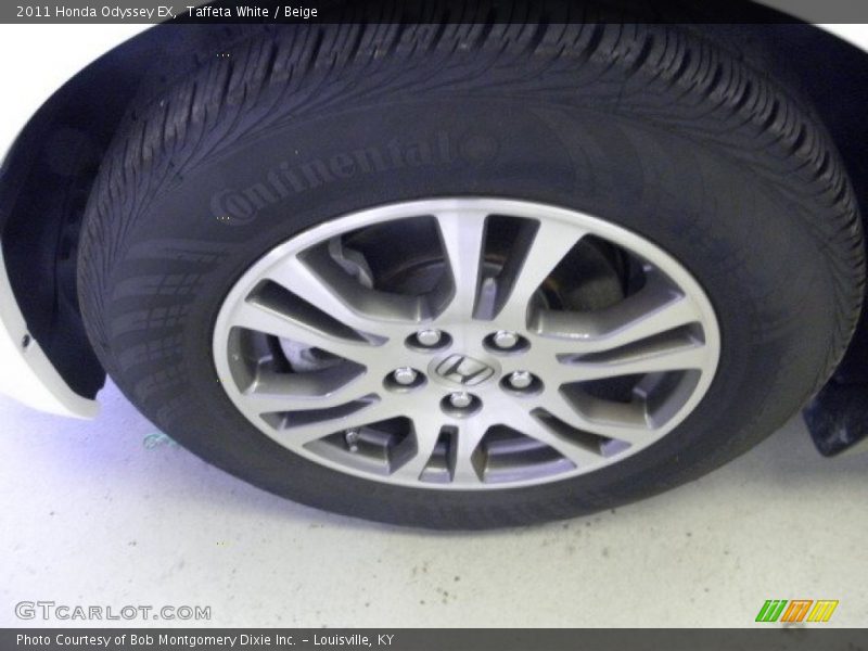 Taffeta White / Beige 2011 Honda Odyssey EX
