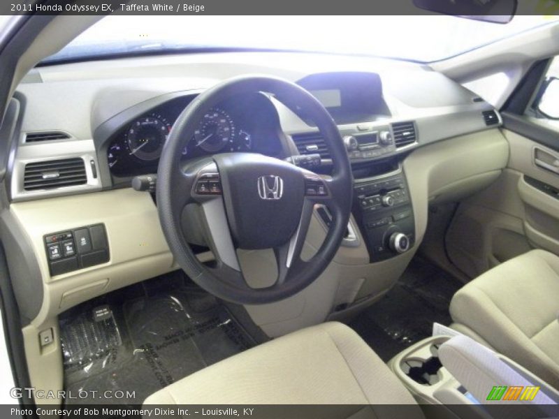 Taffeta White / Beige 2011 Honda Odyssey EX