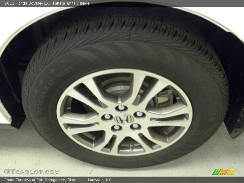 Taffeta White / Beige 2011 Honda Odyssey EX