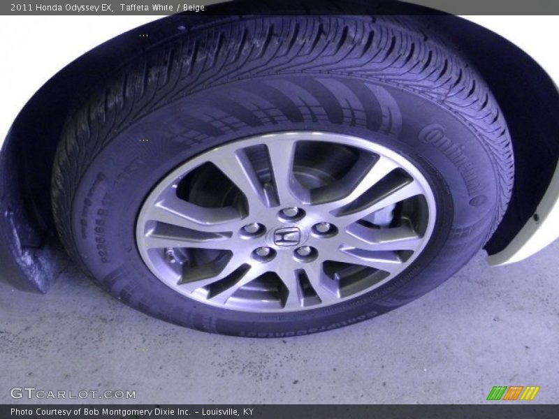 Taffeta White / Beige 2011 Honda Odyssey EX