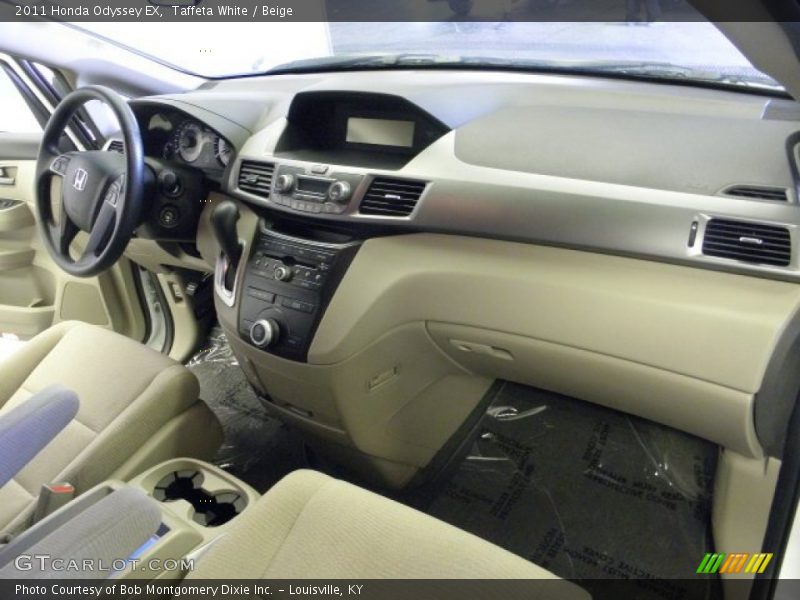 Taffeta White / Beige 2011 Honda Odyssey EX