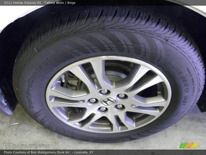 Taffeta White / Beige 2011 Honda Odyssey EX