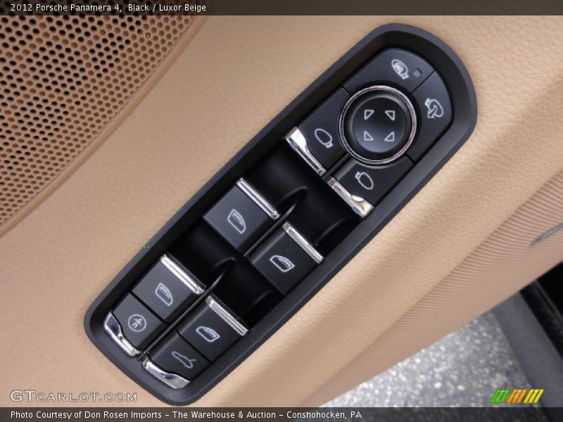 Black / Luxor Beige 2012 Porsche Panamera 4