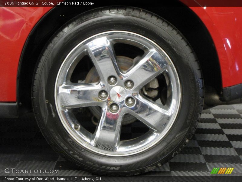 Crimson Red / Ebony 2006 Pontiac G6 GT Coupe