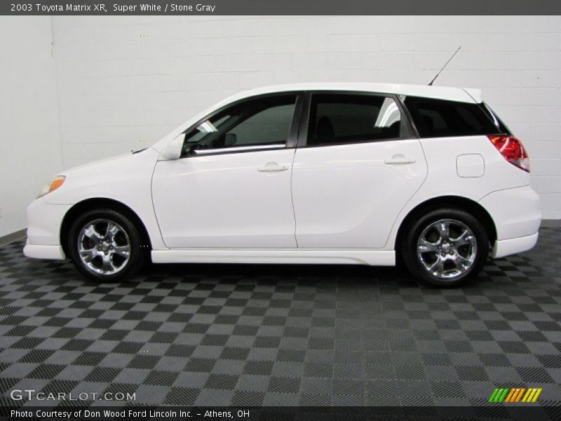 Super White / Stone Gray 2003 Toyota Matrix XR