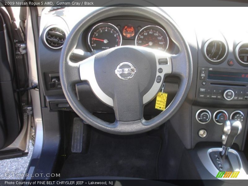 Gotham Gray / Black 2009 Nissan Rogue S AWD