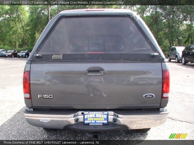 Dark Shadow Grey Metallic / Medium Graphite Grey 2003 Ford F150 XLT SuperCab