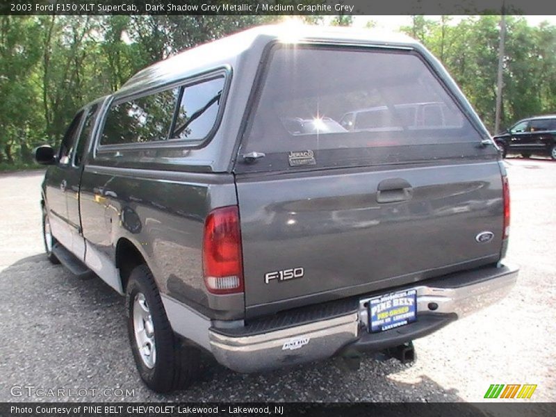 Dark Shadow Grey Metallic / Medium Graphite Grey 2003 Ford F150 XLT SuperCab