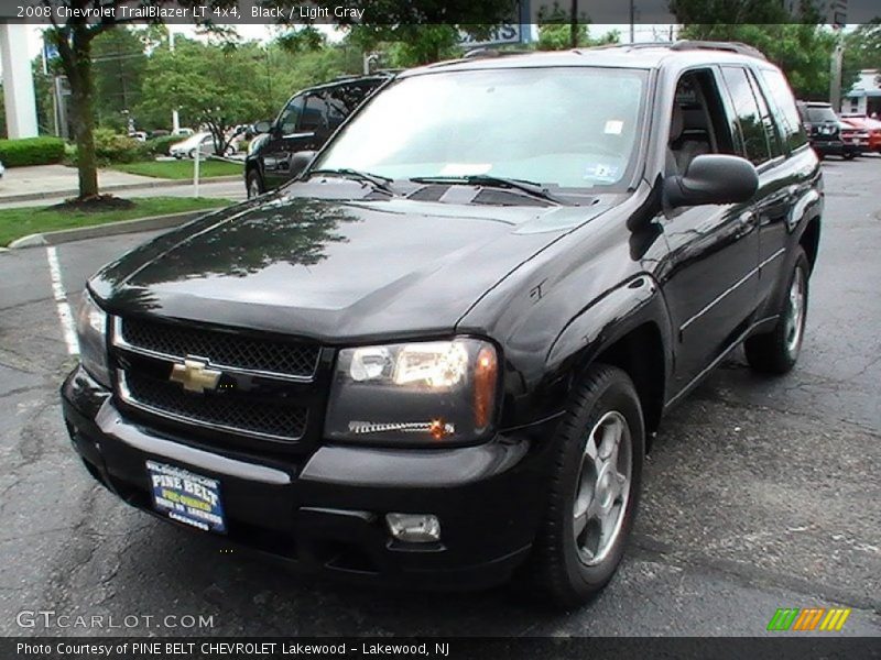 Black / Light Gray 2008 Chevrolet TrailBlazer LT 4x4