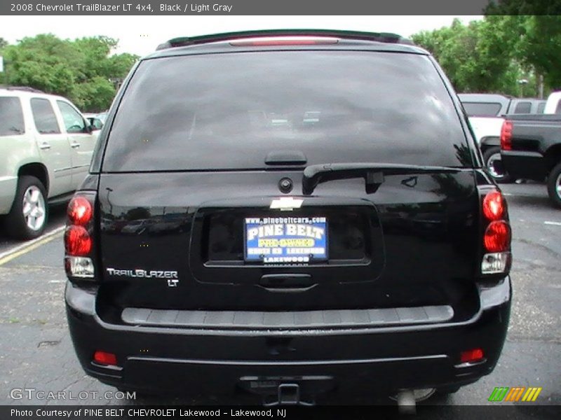 Black / Light Gray 2008 Chevrolet TrailBlazer LT 4x4