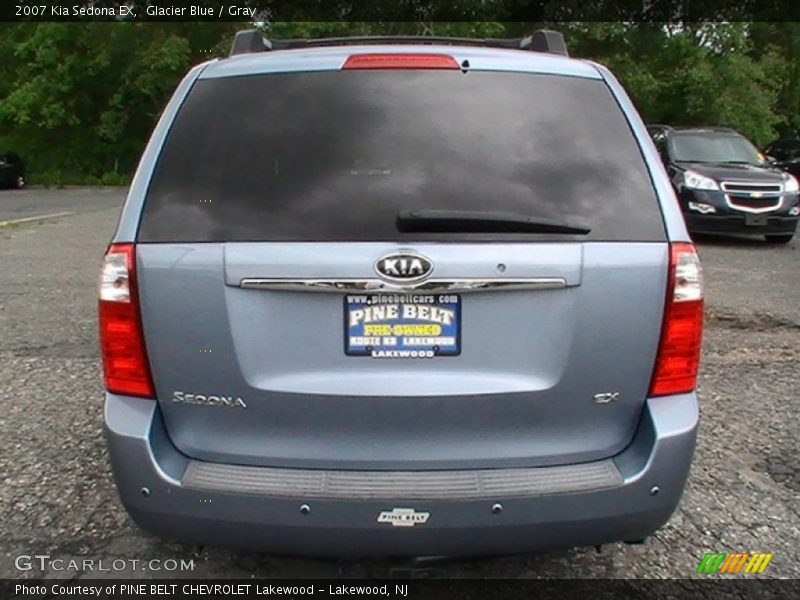 Glacier Blue / Gray 2007 Kia Sedona EX