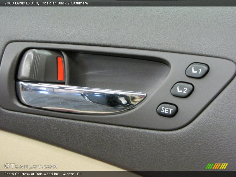 Obsidian Black / Cashmere 2008 Lexus ES 350