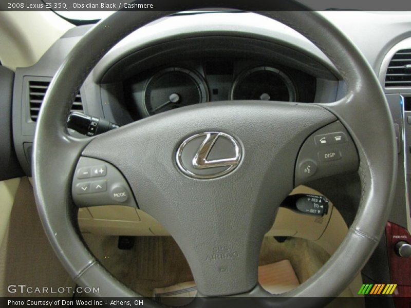 Obsidian Black / Cashmere 2008 Lexus ES 350