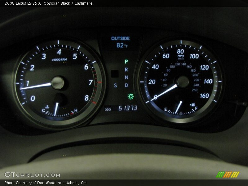 Obsidian Black / Cashmere 2008 Lexus ES 350