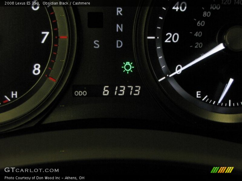 Obsidian Black / Cashmere 2008 Lexus ES 350