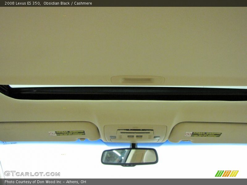 Obsidian Black / Cashmere 2008 Lexus ES 350