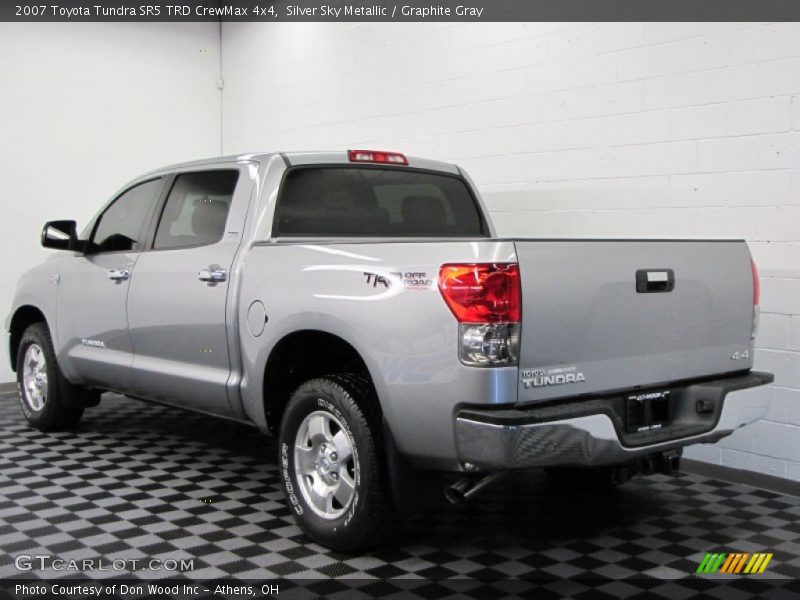 Silver Sky Metallic / Graphite Gray 2007 Toyota Tundra SR5 TRD CrewMax 4x4
