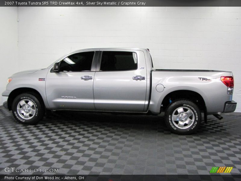 Silver Sky Metallic / Graphite Gray 2007 Toyota Tundra SR5 TRD CrewMax 4x4