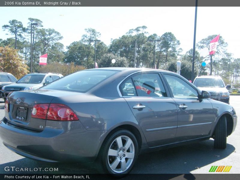 Midnight Gray / Black 2006 Kia Optima EX