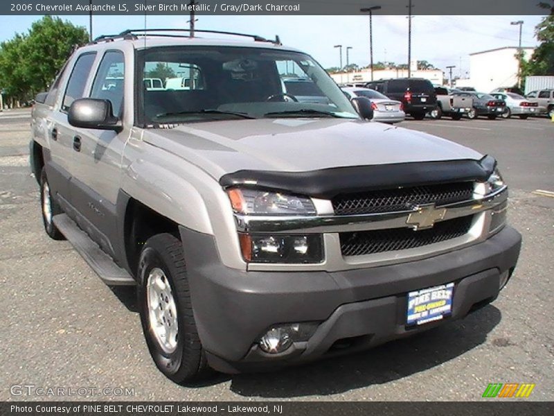 Silver Birch Metallic / Gray/Dark Charcoal 2006 Chevrolet Avalanche LS