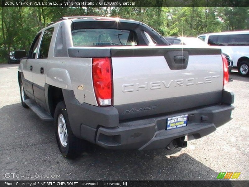 Silver Birch Metallic / Gray/Dark Charcoal 2006 Chevrolet Avalanche LS