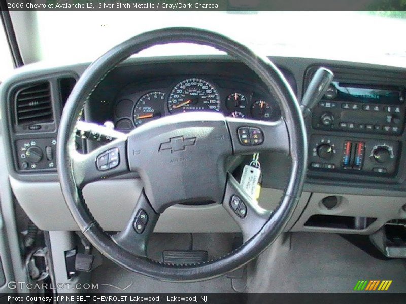 Silver Birch Metallic / Gray/Dark Charcoal 2006 Chevrolet Avalanche LS