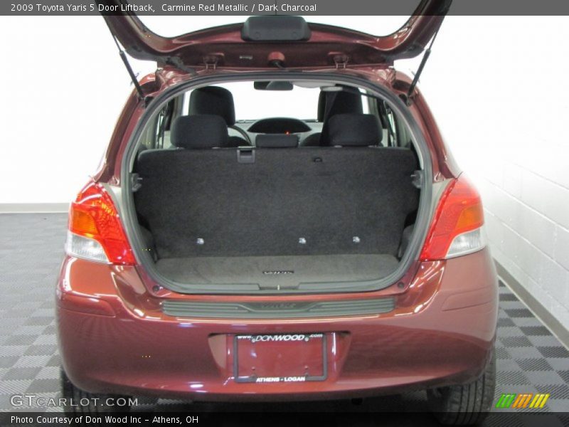 Carmine Red Metallic / Dark Charcoal 2009 Toyota Yaris 5 Door Liftback