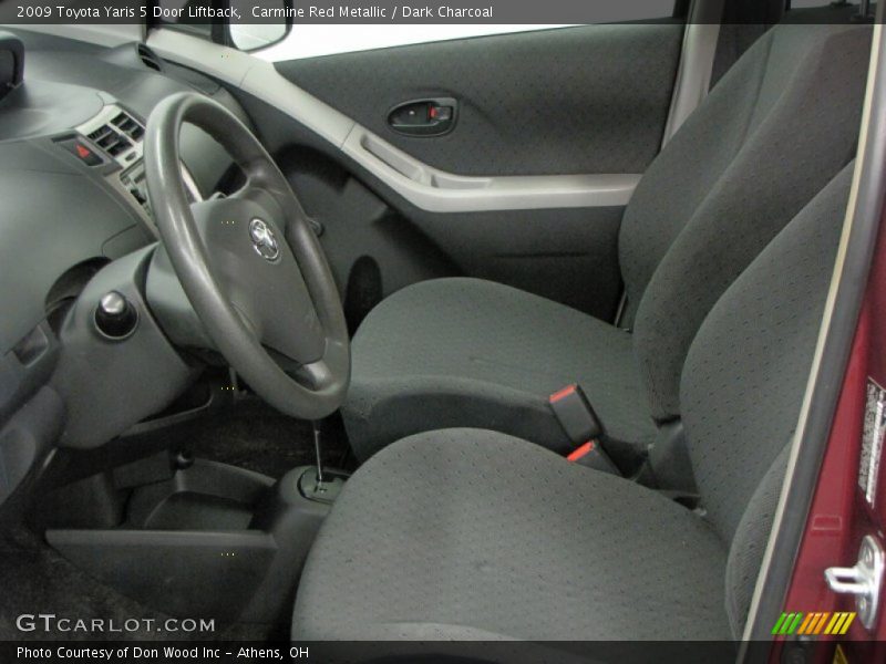 Carmine Red Metallic / Dark Charcoal 2009 Toyota Yaris 5 Door Liftback