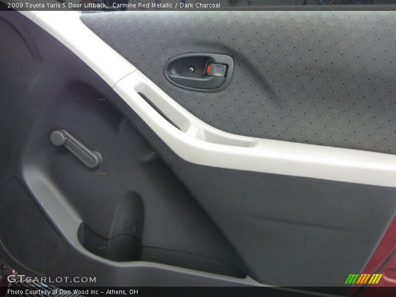 Carmine Red Metallic / Dark Charcoal 2009 Toyota Yaris 5 Door Liftback