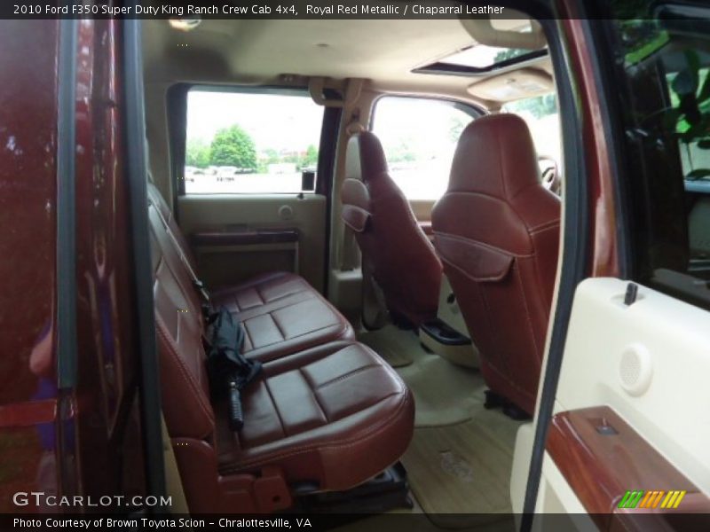 Royal Red Metallic / Chaparral Leather 2010 Ford F350 Super Duty King Ranch Crew Cab 4x4