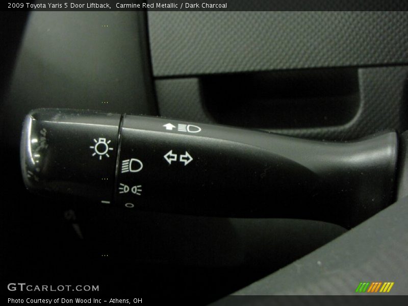 Carmine Red Metallic / Dark Charcoal 2009 Toyota Yaris 5 Door Liftback