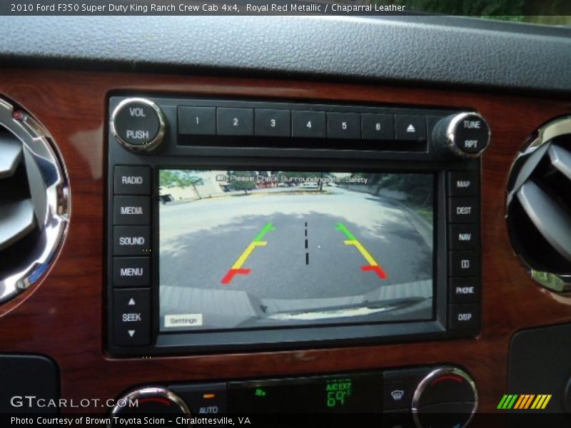 Royal Red Metallic / Chaparral Leather 2010 Ford F350 Super Duty King Ranch Crew Cab 4x4