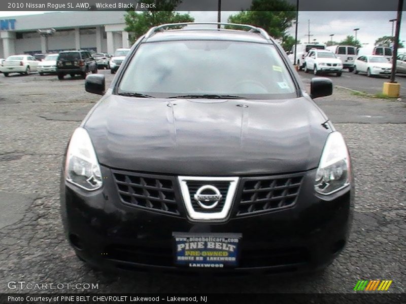 Wicked Black / Black 2010 Nissan Rogue SL AWD