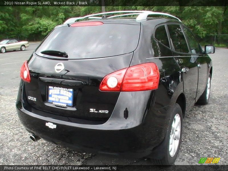 Wicked Black / Black 2010 Nissan Rogue SL AWD
