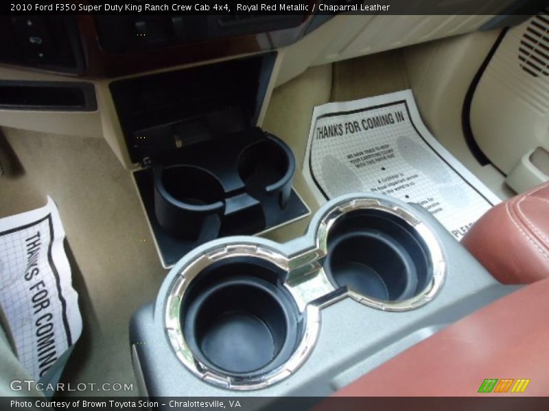 Royal Red Metallic / Chaparral Leather 2010 Ford F350 Super Duty King Ranch Crew Cab 4x4