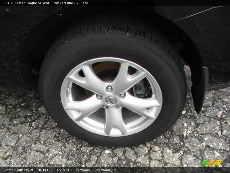 Wicked Black / Black 2010 Nissan Rogue SL AWD
