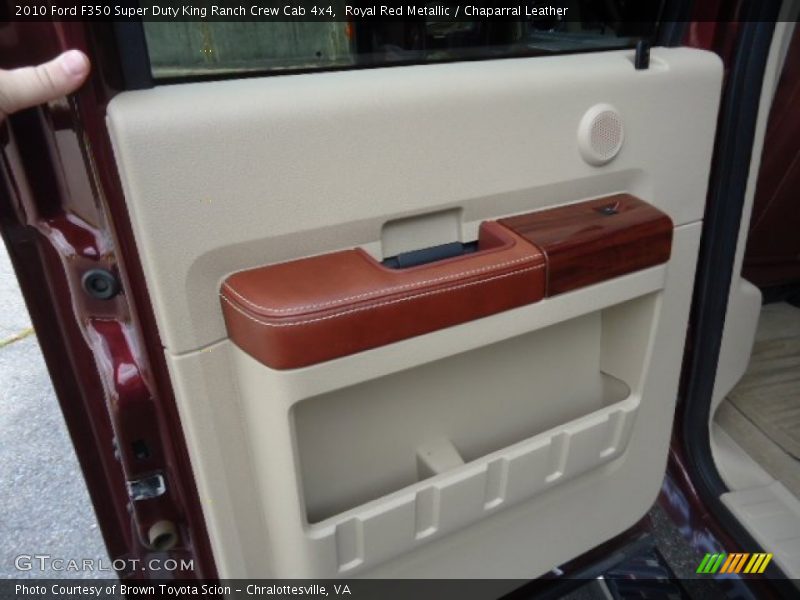 Royal Red Metallic / Chaparral Leather 2010 Ford F350 Super Duty King Ranch Crew Cab 4x4