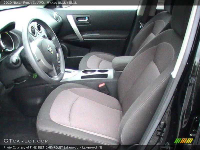 Wicked Black / Black 2010 Nissan Rogue SL AWD