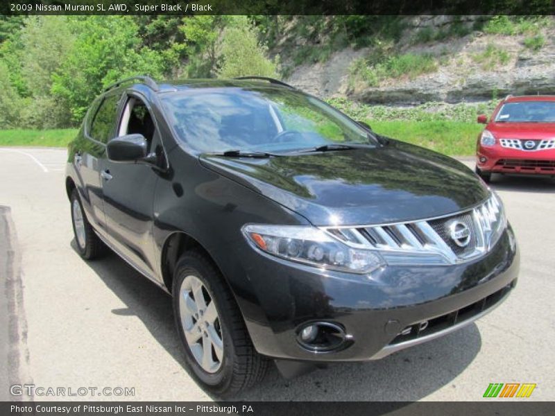 Super Black / Black 2009 Nissan Murano SL AWD