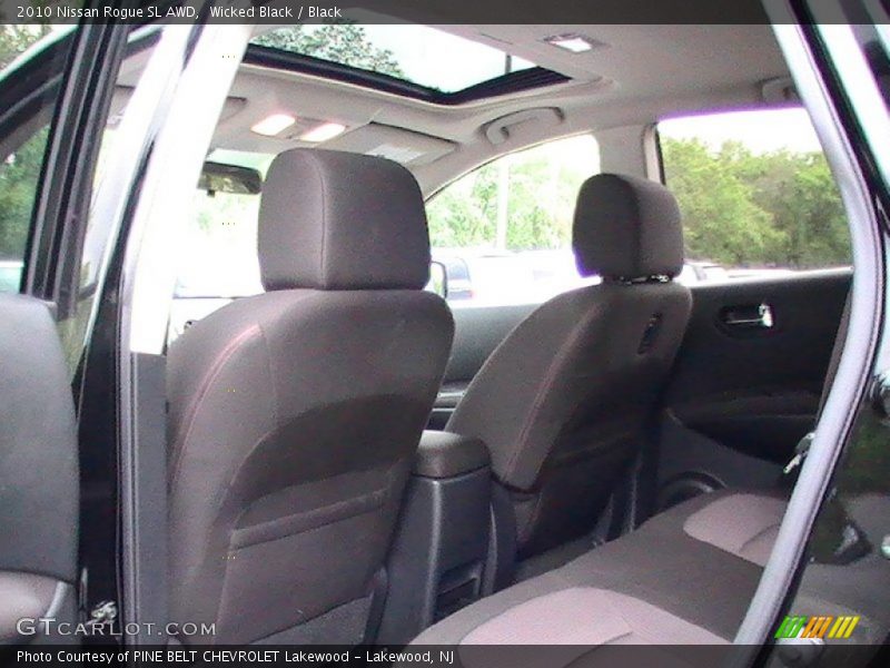 Wicked Black / Black 2010 Nissan Rogue SL AWD