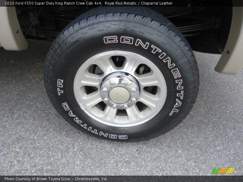 Royal Red Metallic / Chaparral Leather 2010 Ford F350 Super Duty King Ranch Crew Cab 4x4