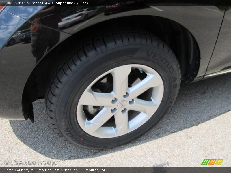 Super Black / Black 2009 Nissan Murano SL AWD