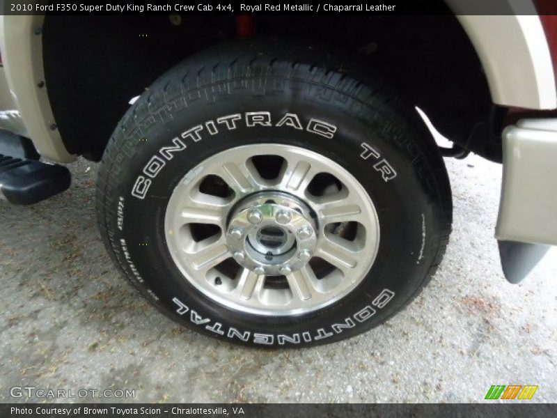 Royal Red Metallic / Chaparral Leather 2010 Ford F350 Super Duty King Ranch Crew Cab 4x4