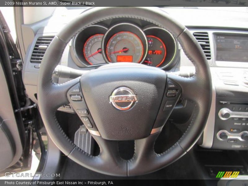 Super Black / Black 2009 Nissan Murano SL AWD