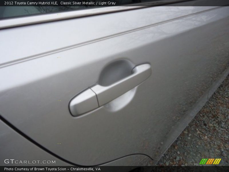 Classic Silver Metallic / Light Gray 2012 Toyota Camry Hybrid XLE