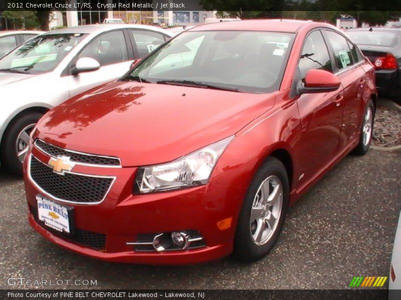 Crystal Red Metallic / Jet Black 2012 Chevrolet Cruze LT/RS