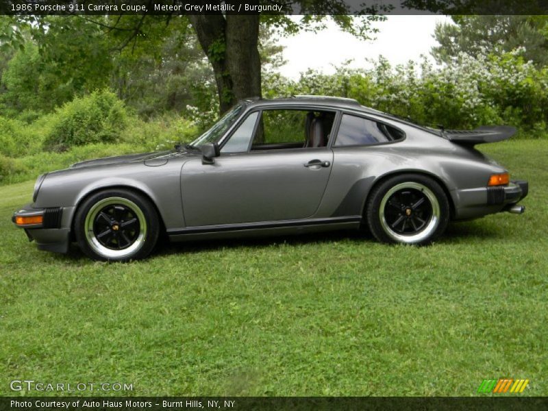  1986 911 Carrera Coupe Meteor Grey Metallic